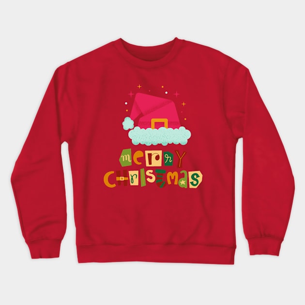 Merry Christmas Crewneck Sweatshirt by DeviAprillia_store